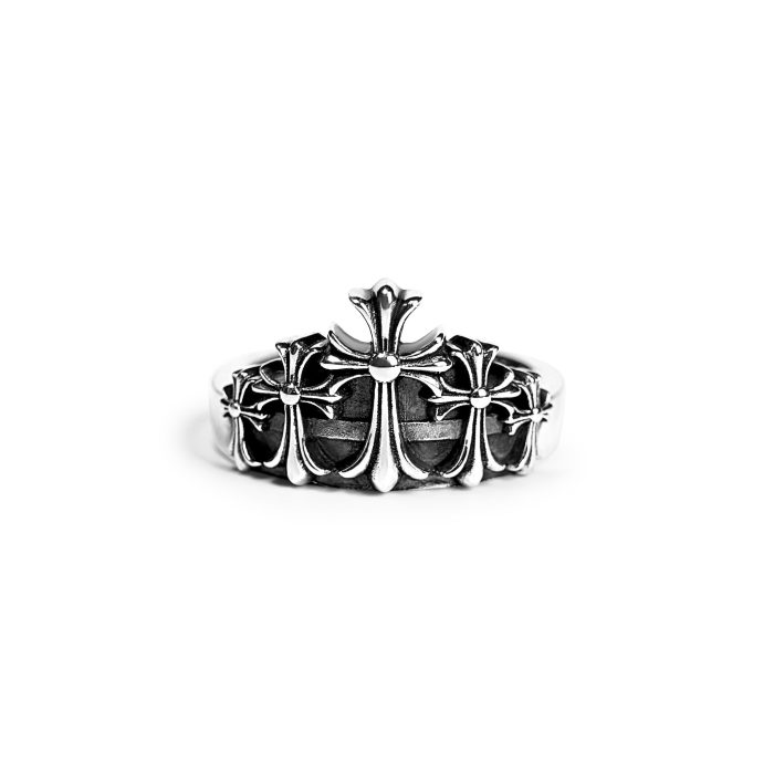 Chrome Hearts Cross Crown Ring