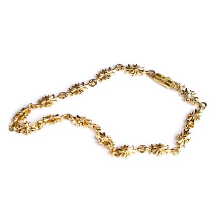 22k gold tiny bracelet