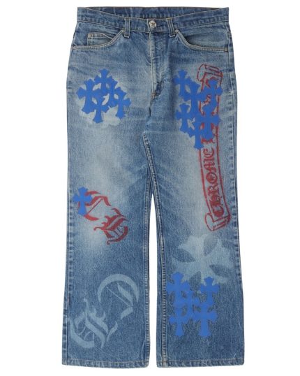 Cross patch jeans