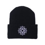 Black Cross Beanie