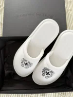 NEW Chrome Hearts Horseshoe slippers