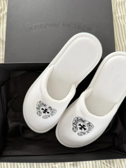 NEW Chrome Hearts Horseshoe slippers