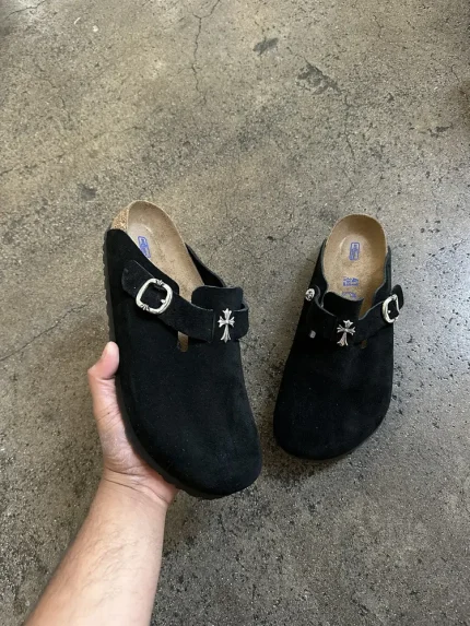 NEW Chrome Hearts Birkenstock Bostons