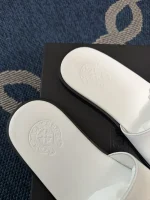 NEW Chrome hearts white slides