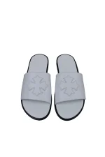 NEW CHROME HEARTS CROSS SLIDES WHITE
