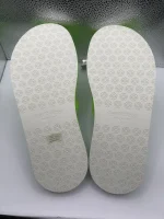 NEW Chrome Hearts Hotel Slippers Neon Green