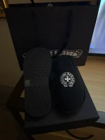 NEW Chrome Hearts Hotel Slippers Black