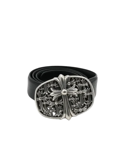 Chrome Hearts Cemetery Cross Belt in Silver - 34