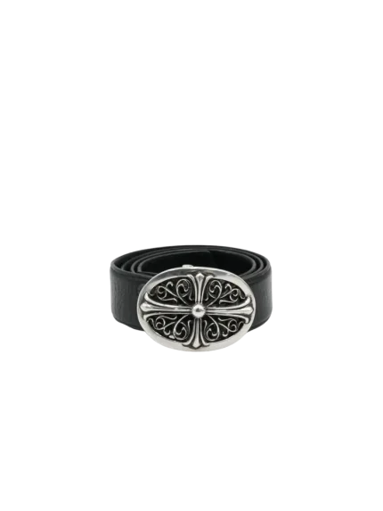 NEW Chrome Hearts Oval Cross Belt in Silver - 34