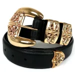 NEW Chrome Hearts 3 Piece Bronze Belt