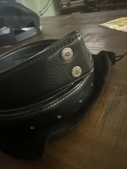 NEW Chrome hearts belt strap black sz 36