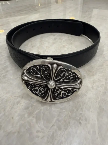 NEW Chrome Hearts Oval Cross Belt & Buckle