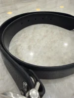 NEW Chrome Hearts Oval Cross Belt & Buckle