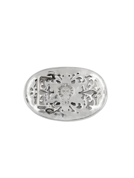 NEW Chrome Hearts 925 Silver Big Oval Star Buckle